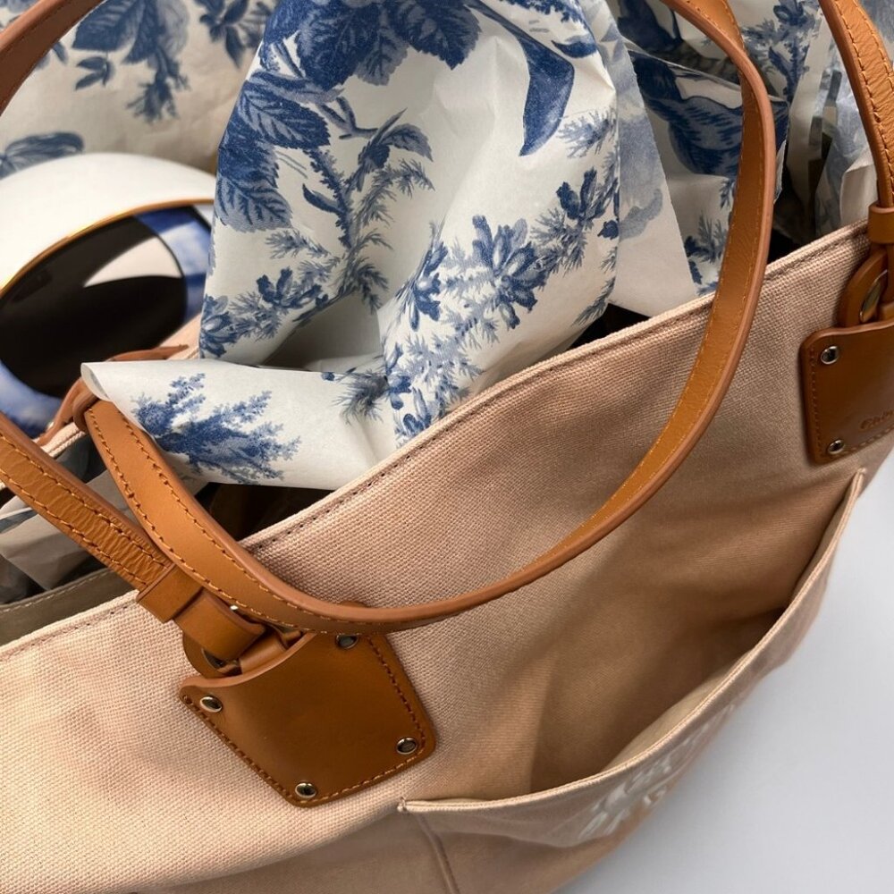 🆕 CHLOE 🧿 BNWOT Baby Canvas Changing Bag, Pink - AUTHENTICATED - Picture 7 of 16